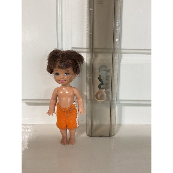 Mattel Happy Family Ryan Barbie Doll in Orange Shorts - Picture 2 of 3
